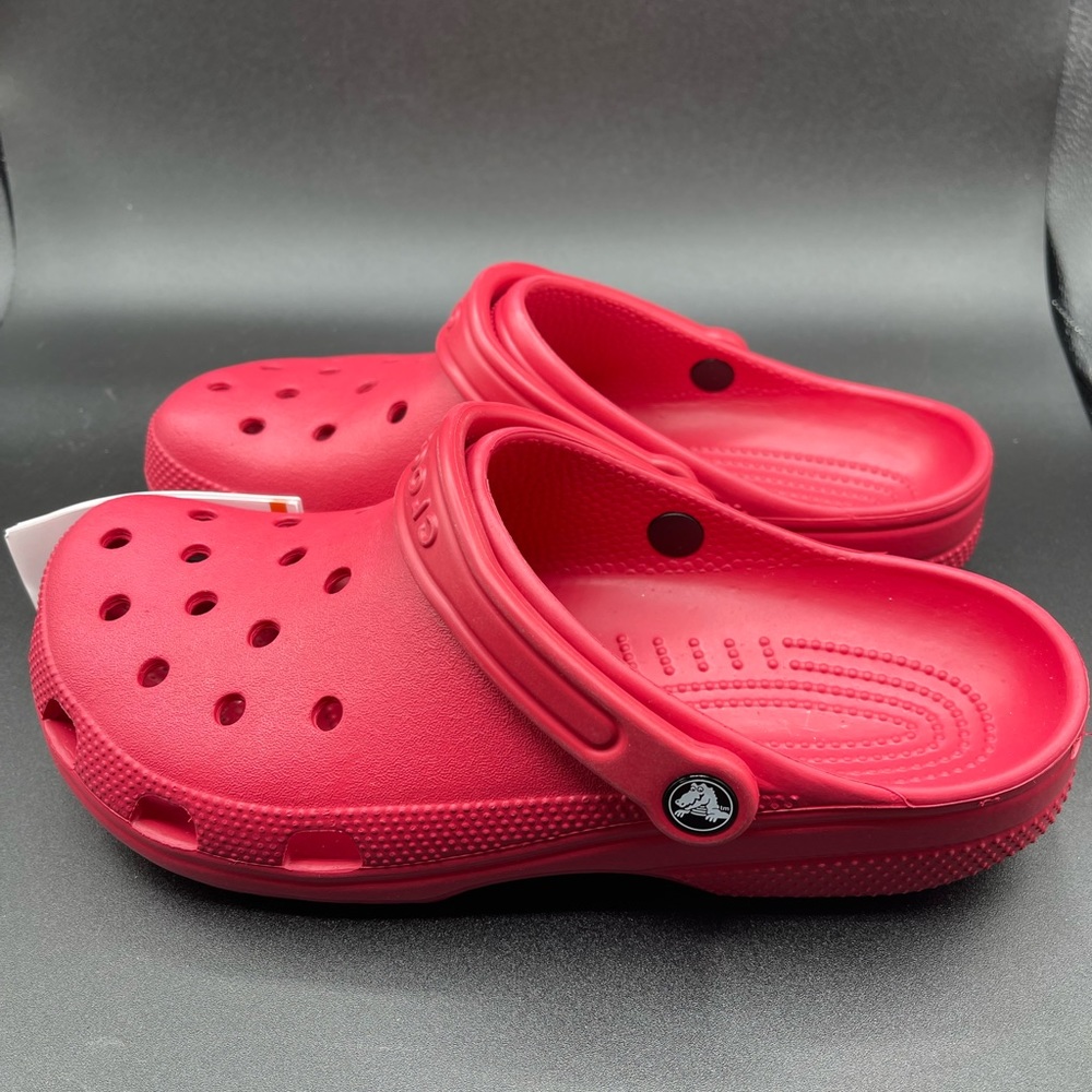 Red crocs